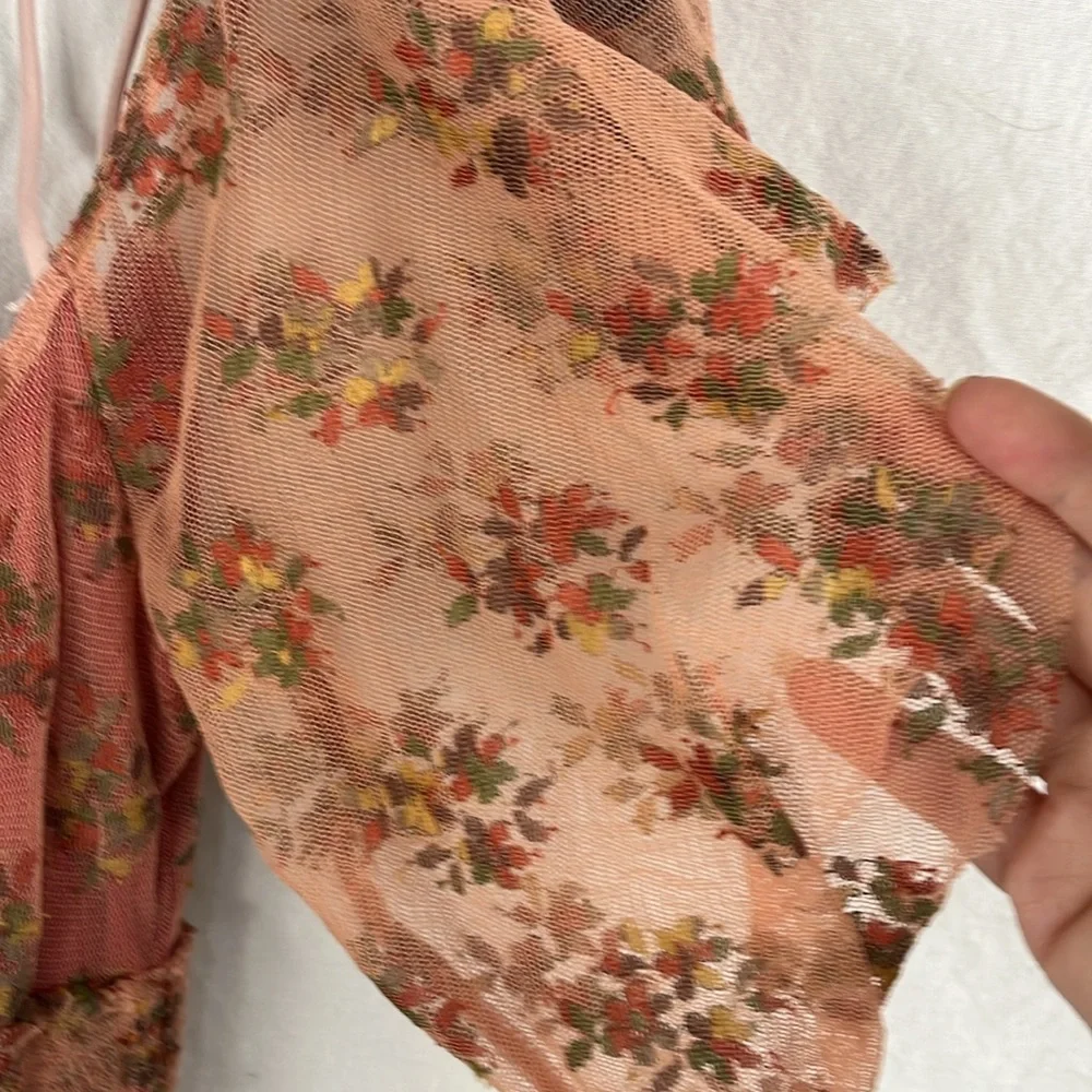 Free People xs mesh baby doll cottagecore - Picture 3 of 6